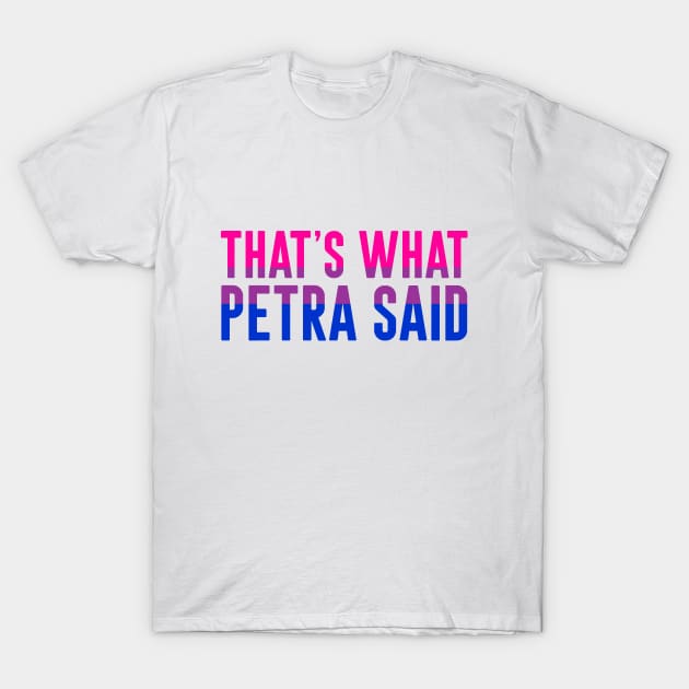 "That's What Petra Said" from A LITTLE NIGHT MUSIC T-Shirt by A Musical Theatre Podcast